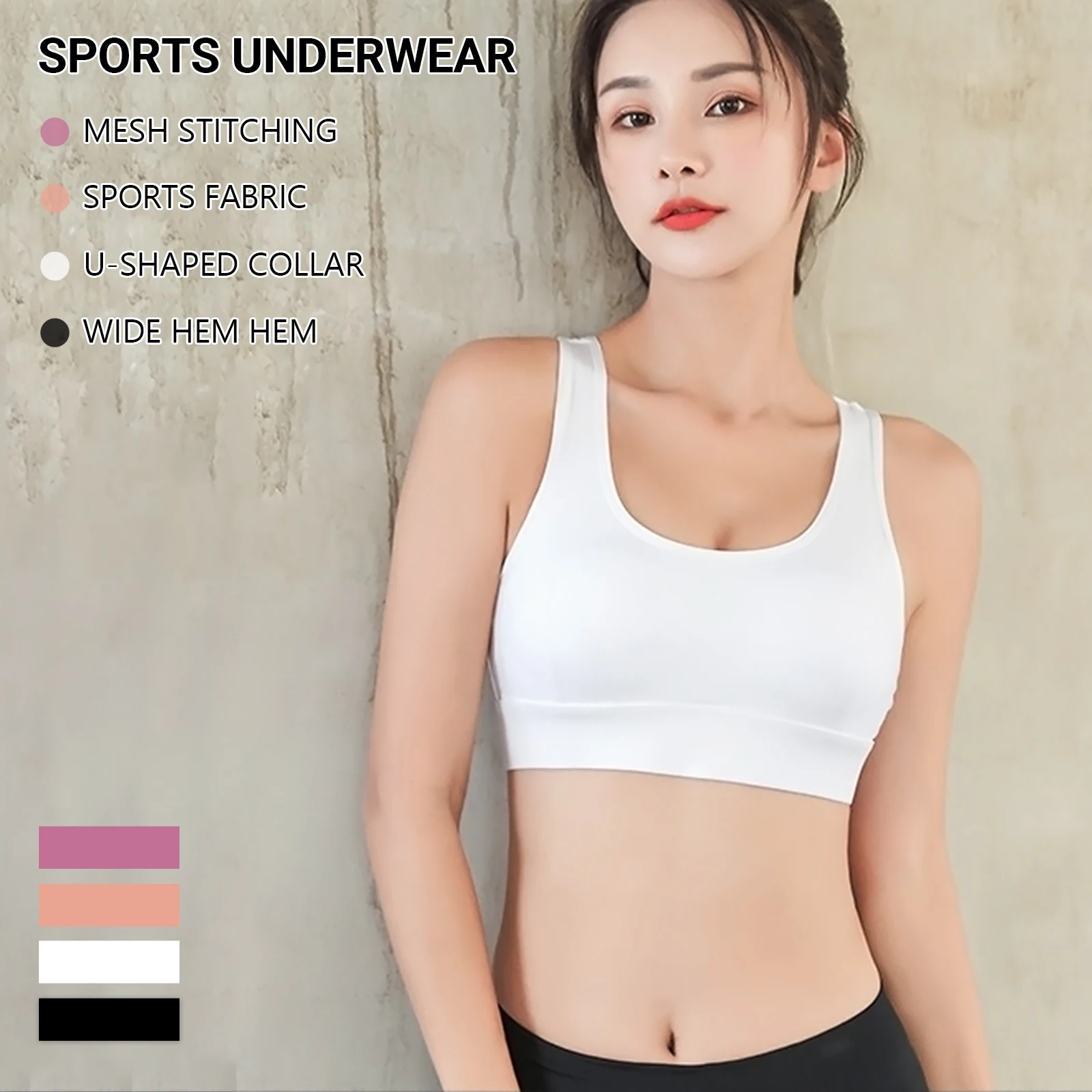 IUSIBRALEA Large Size Sports Underwear Bra for Women Top Thin Female Lingerie Seamless Bra Yoga Fitness Mesh Beautiful Back