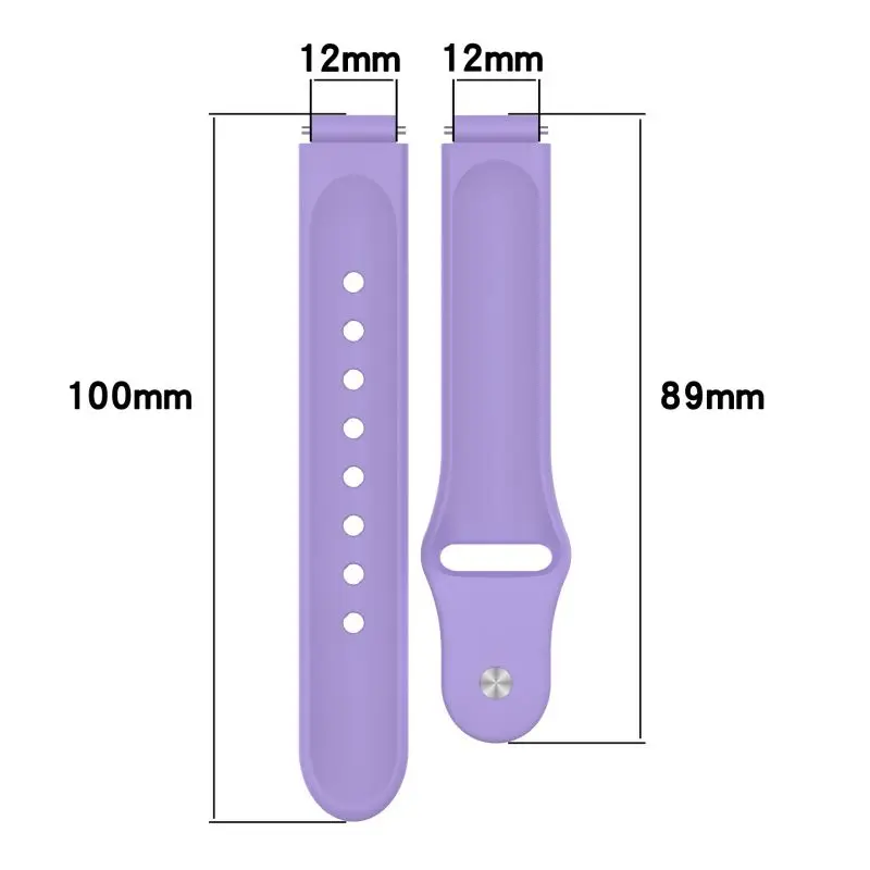 Pulseira universal de silicone compatível com largura de interface de 12mm para cabeça e moldura pulseira de relógio para homens e mulheres acessórios universais