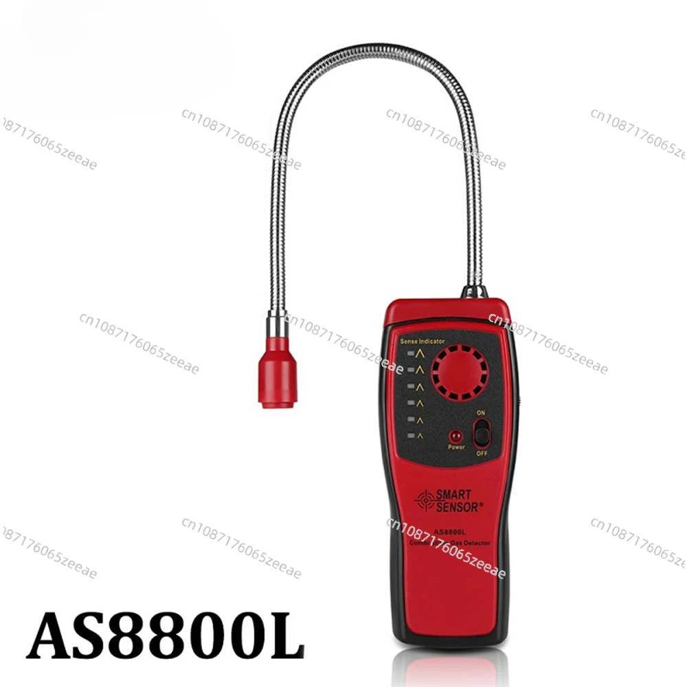 Gas Analyzer Combustible gas detector port flammable natural gas Leak Location Determine meter Tester Sound Light Alarm AS8800L