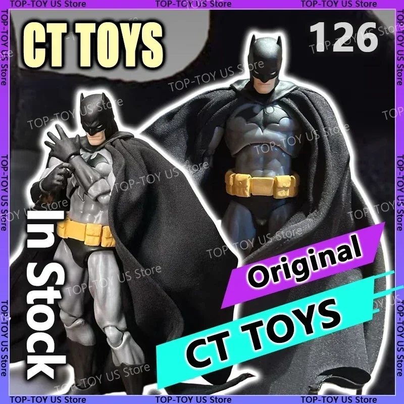 

Оригинальные игрушки CT, фигурка Бэтмена Mafex 126, темный рыцарь DC, лига Справедливости, хиш, коллекция экшн-фигурок, игрушка