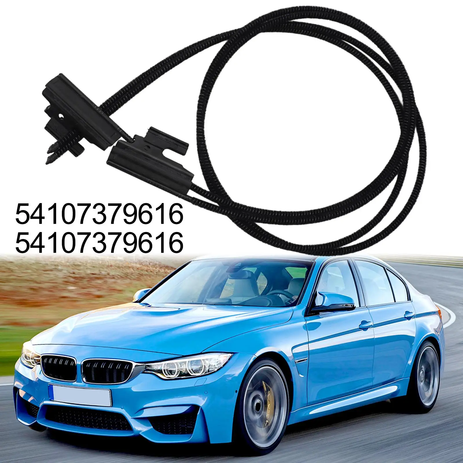 

2pcs Sunroof Glass Cables For BMW For Mini For Cooper F55 56 60 2017-2020 54107379616 Plastic Black Easy Installation Tested