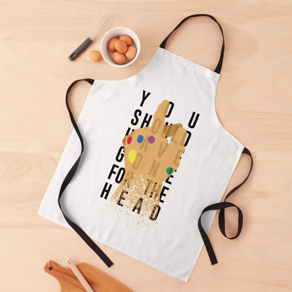 

You Should Have Gone For The Head Apron custom women's kitchen For Nail Stylist Apron