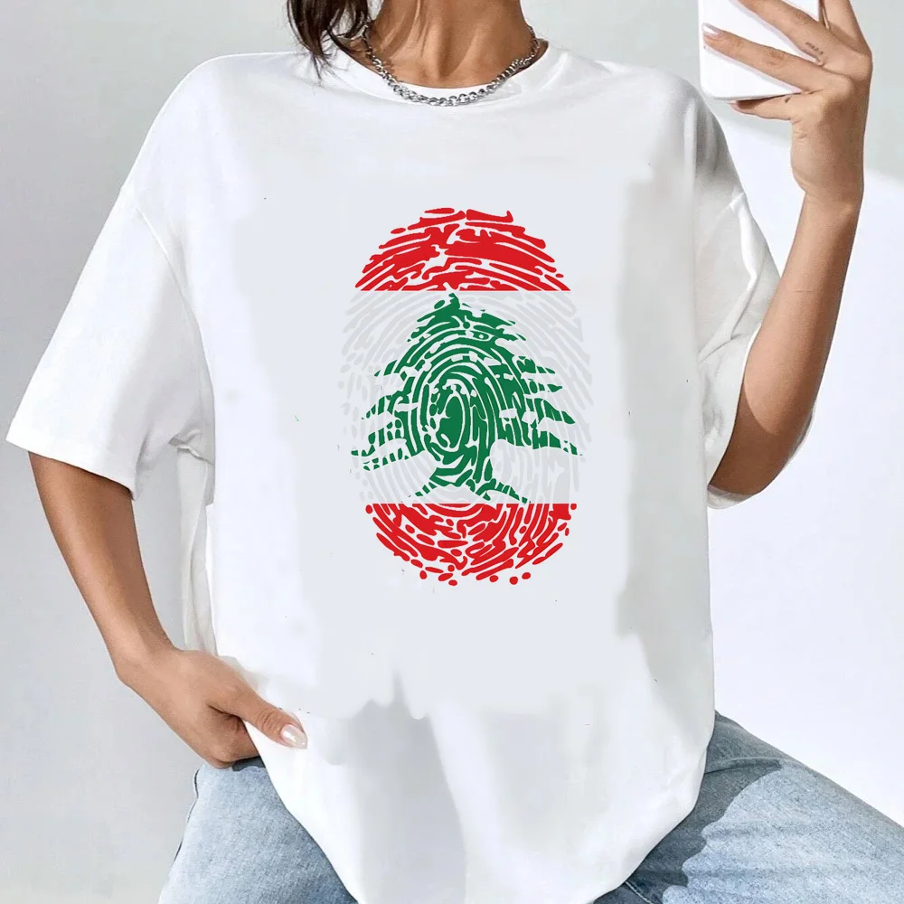 Lebanon girl hip hop korean clothes Breathable Retro harajuku  shirt graphic hip hop harajuku Comfortable Gothic Psychedelic