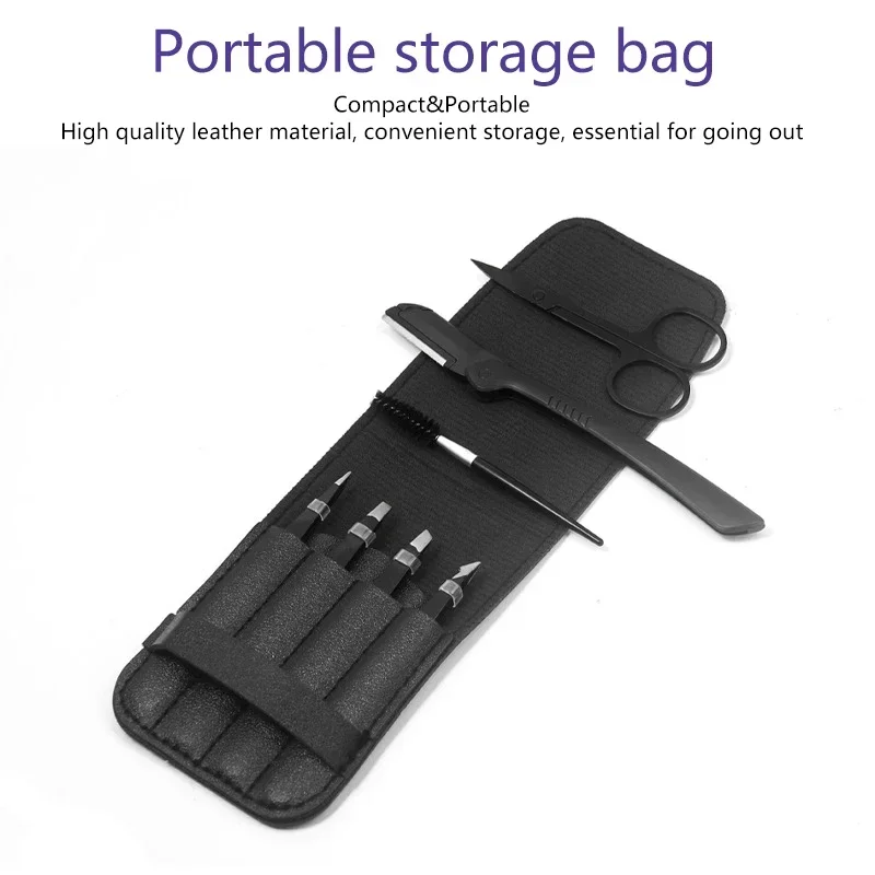 Pliers Colorful Multipurpose Oblique Mouth Tip 6Pcs/Bag Eyebrow Face Hair Removal Hair Removal Eye Brow Tweezer Make Up