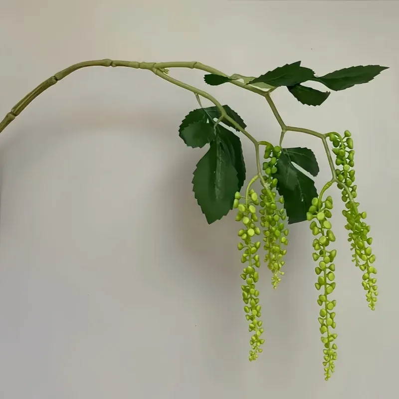 Künstlicher hängender Amaranthus, 30 cm, Kunststoffgrün für DIY-Dekoration, vielseitige Kunstpflanze für die Hochzeitsdekoration im Heimbüro – Detail 6