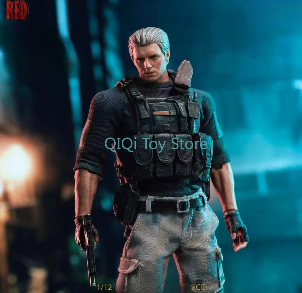 

In Stock Biochemical Movie Series Boss Red Beret Instructor 1/12 Soldier Model Jack Klausa 1.0 Ss