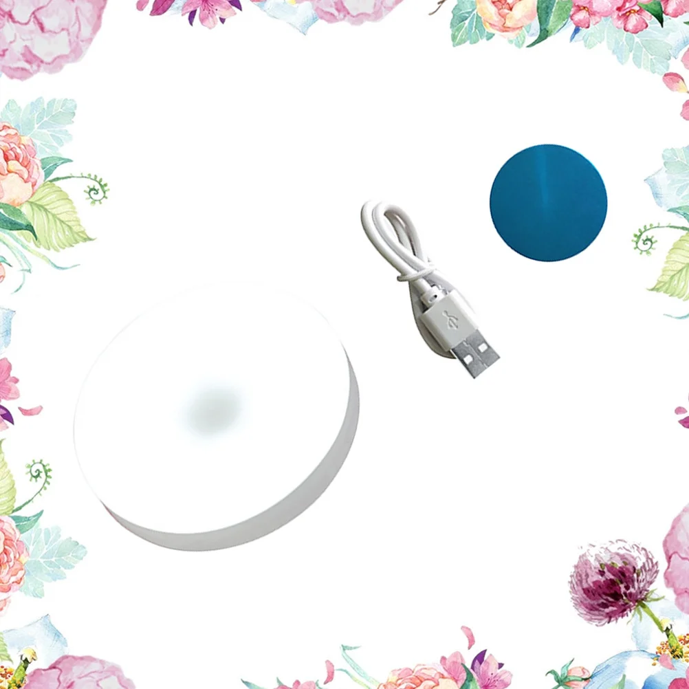 

Touch Sensitive Night Light Round Led Lamp Usb Charging No Wiring Easy Installation For Bedroom Corridor Toilet Indoor Use