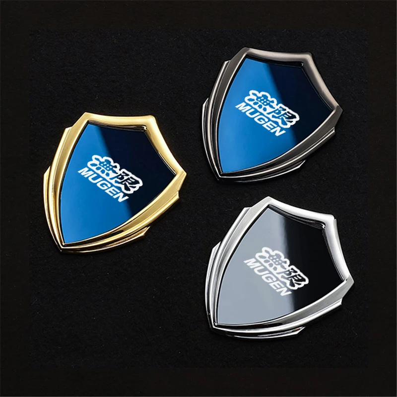 auto accessory 3D metal accsesories car stickers for Honda mugen power Accord Civic vezel Crv City Jazz Hrv view 4