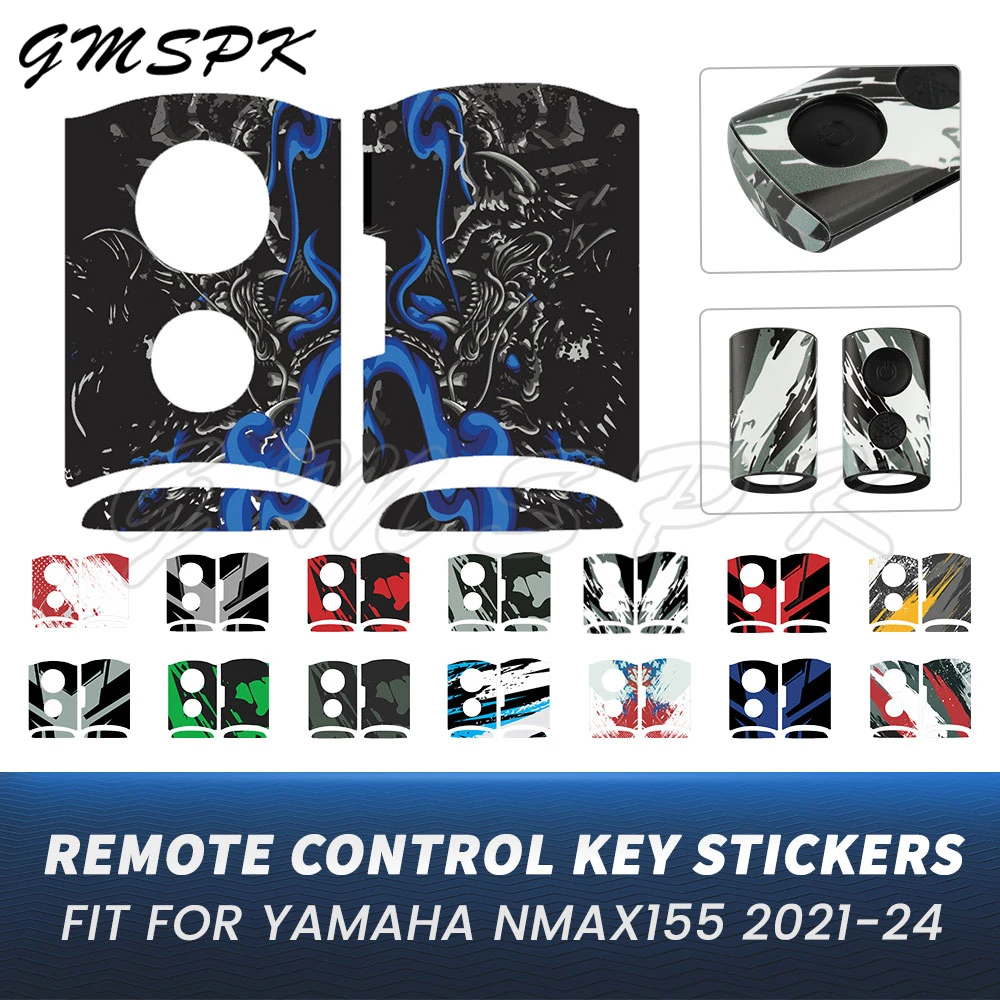 

Fit for Yamaha NMAX155 NVX NVX155 XMAX XMAX300 Motorcycle Remote Control Key Sticker DIY Key Fob Decoration Sticker Decals