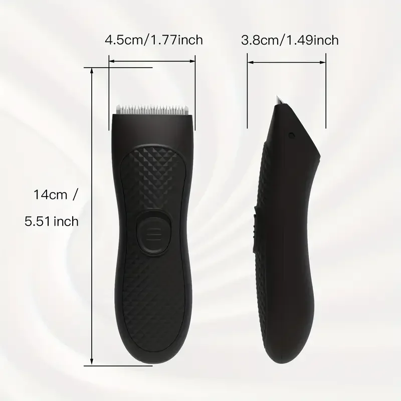 Body Hair Trimmer For Men, Electric Ball Trimmer Men, Groin Shaver For Men, Pubic Hair Groomer, Wet Dry Grooming Machine