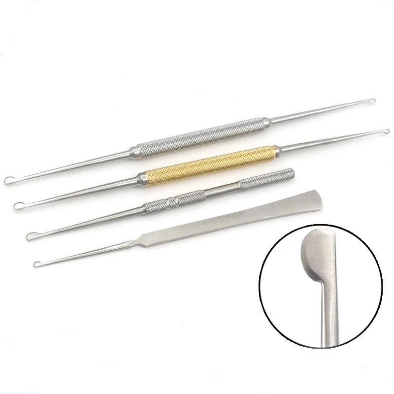 Stainless steel cosmetic nose augmentation device D-knife nose sharpener nasal septum ear cartilage remover