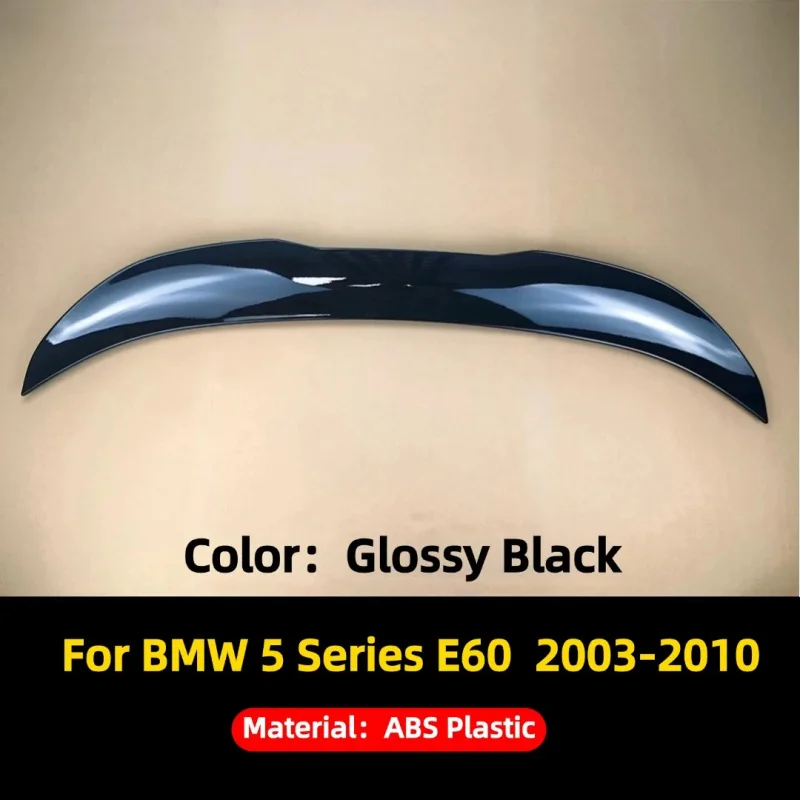 High Quality Rear Sport Spoiler Wing Sedan 2003-2010 Gloss Black Easy Installation Exterior Body Kit Accessories