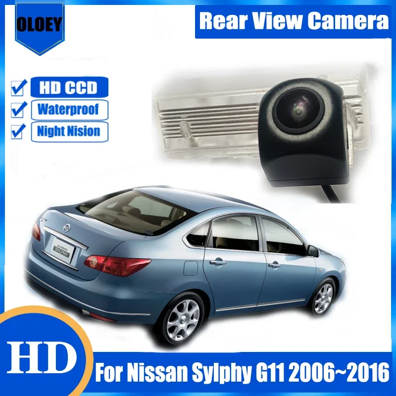 

Rear View Camera For Nissan Sylphy G11 2006~2016 Backup Parking Reverse Camera License Plate Lamp Camera