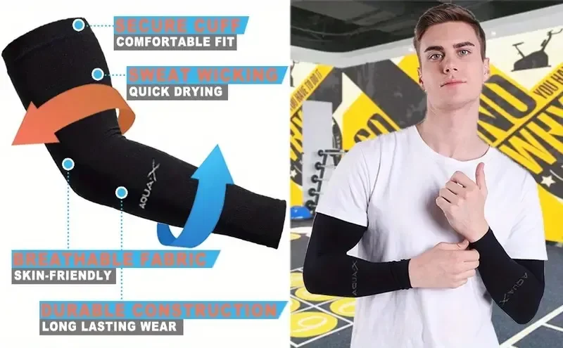 

3 Pair of Breathable Sun Protection Sleeves - Breathable & UV Protective Gear for Sports, Driving, & Outdoor Adventures