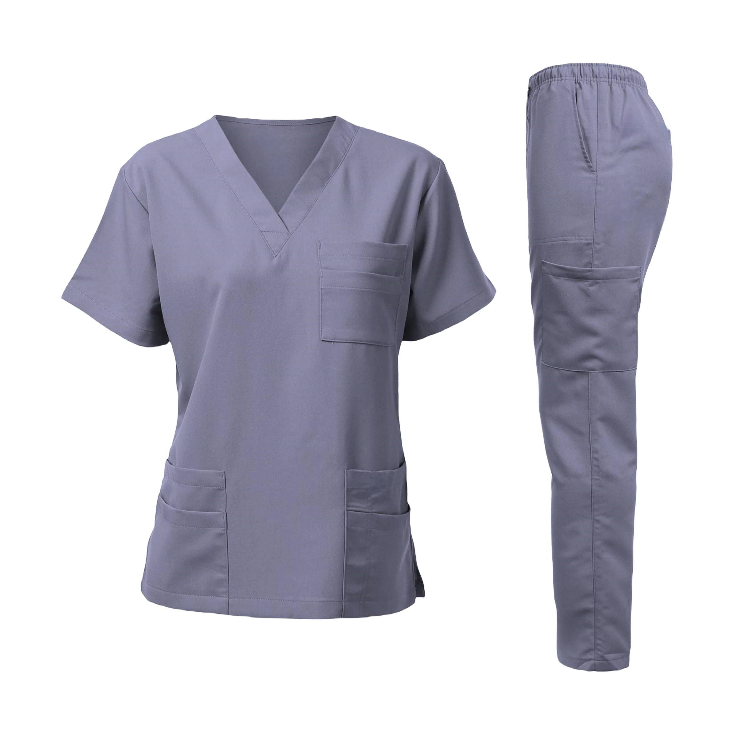 Abbigliamento da lavoro medico Sala operatoriaTop Pantaloni Abbigliamento chirurgico Scrub Uniformi Uniformi da donna Abbigliamento medico per Scrub Jogging