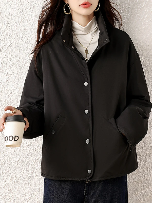 Or Sle Cotone da donna Jaet 2025 Collezione invernale Marchio Tagl Design Semplice pendolare di grandi dimensioni Versione coreana