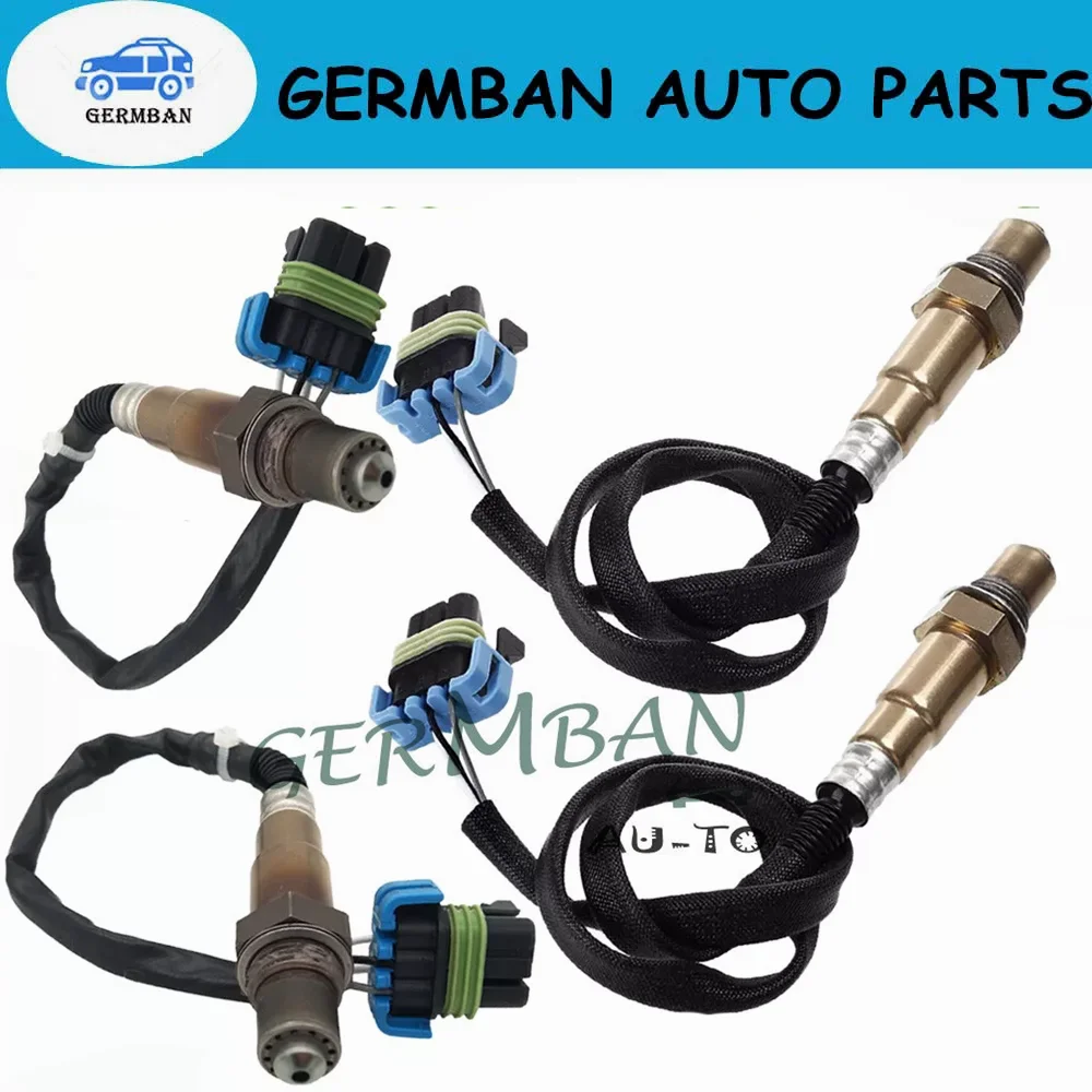 234-4815 +234-48164pcs Oxygen Sensor Up+Downstream For 2010-2015 Cadillac SRX, 2011 Saab 9-4x 3.0L