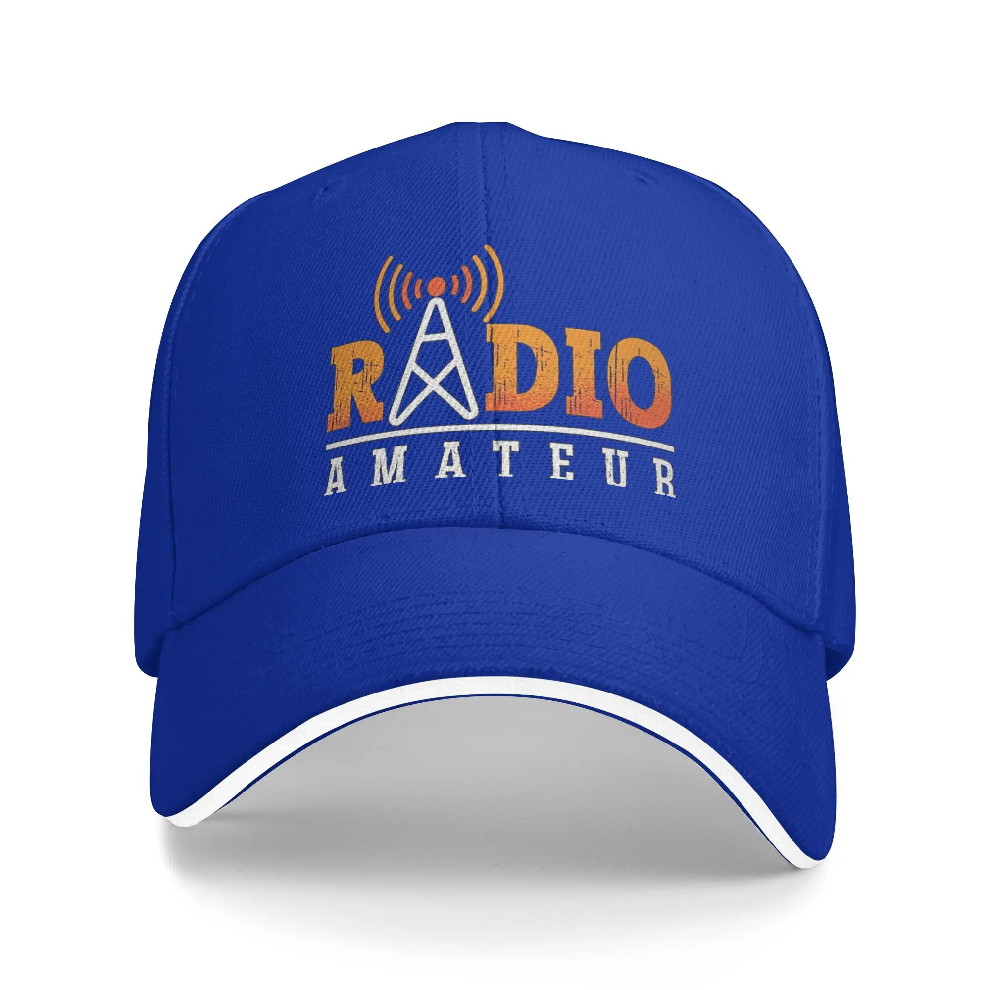 

Ham Radio Amateur Loves Baseball Cap Fitted Retro Hip Hop Hats Summer Men Adult Running Hippie Baseball Caps