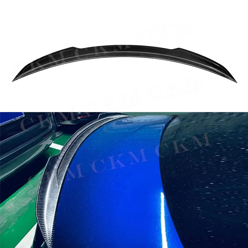 

CKMUUER Dry Carbon Fiber For Mercedes Benz CLS Class W257 C257 Sedan 2018-2021 Rear Boot Spoiler Trunk Duck Spoiler Lid Wing