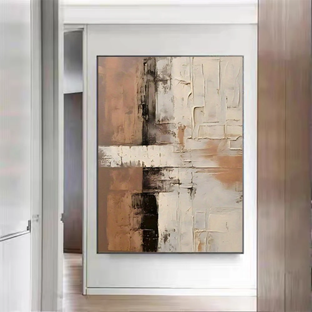 

Abstract oil painting on canvas abstract park landscape art painting set handmade home wall decoration living room gift