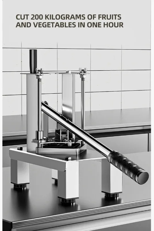 

Коммерческая ручная машина для резки овощей — картофелерезка из нержавеющей стали для французского языка — приготовление жареного картофеля