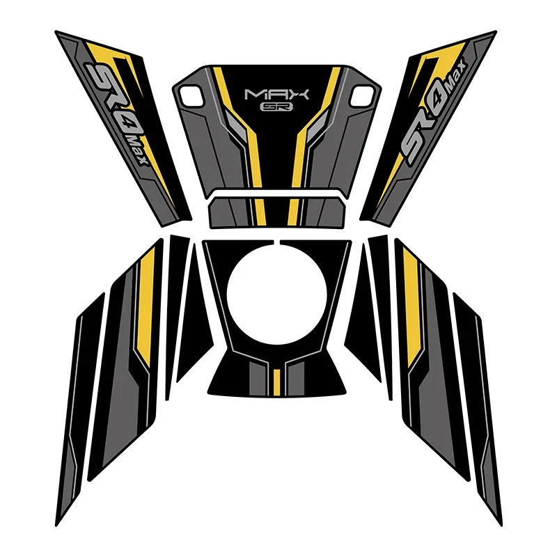 For VOGE SR4 MAX Bike Fuel Tank Protection Stickers Kits Of Motorcycle Gas Tank Abrasion Resistant Decoration Decals