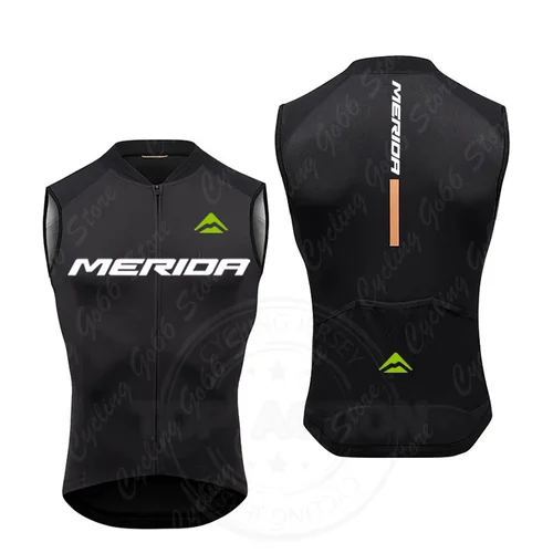 Imagen 2 del producto El nuevo chaleco de carga ultrafino a prueba de viento para ciclismo de carretera Merida 2025 se puede personalizar gratis