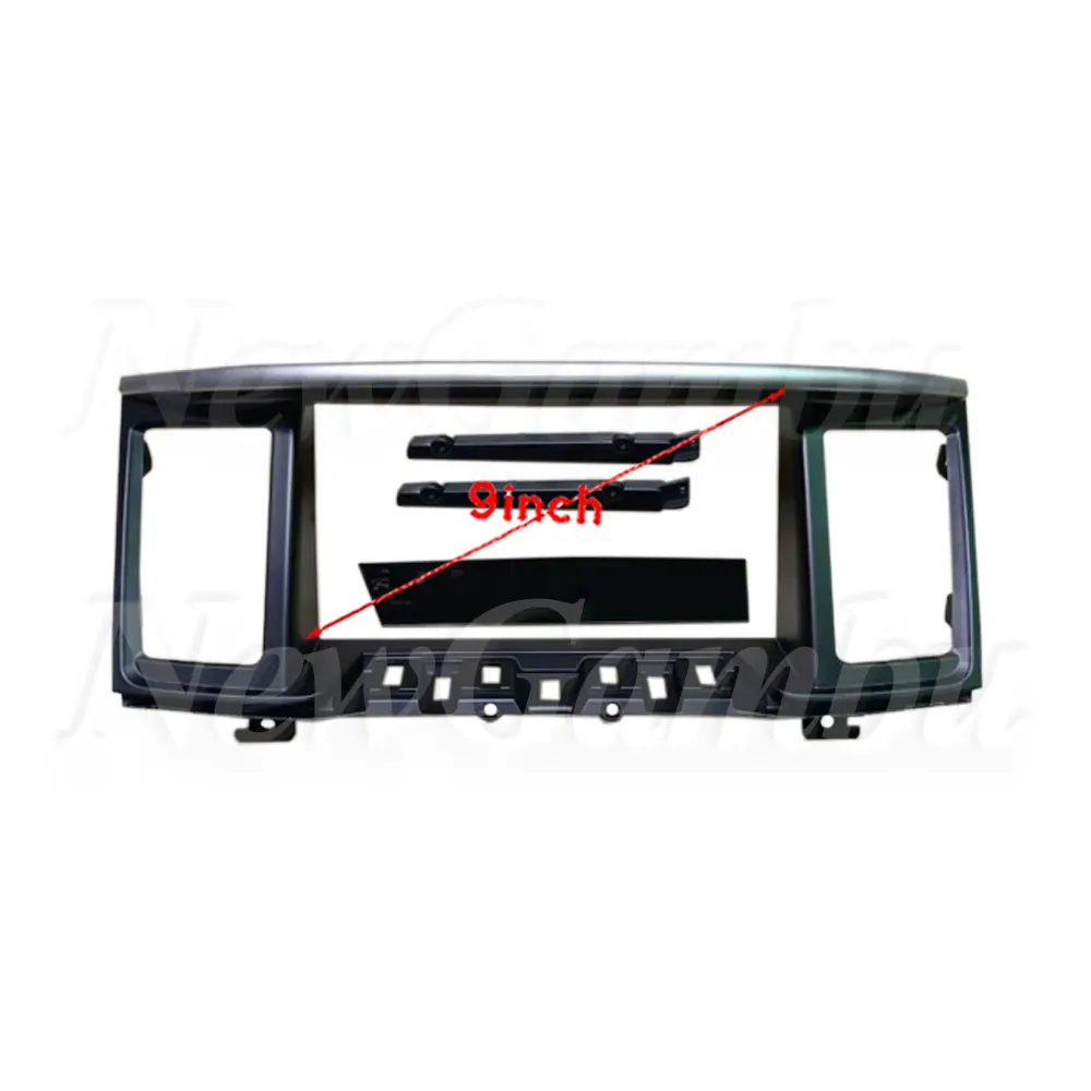 NewGambu 9 Inch Radio Fascia fit For NISSAN Pathfinder 2012-2020 FRAME No Cable Install Surround Panel