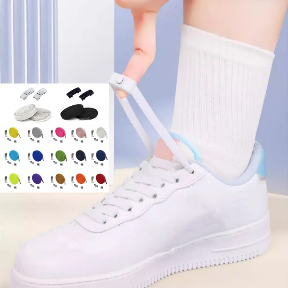 

Шнурки без завязок, магнитные шнурки с пряжкой, плоские свободные шнурки с пряжкой, аксессуары для шнурков, металлическая пряжка для обуви, спортивная обувь