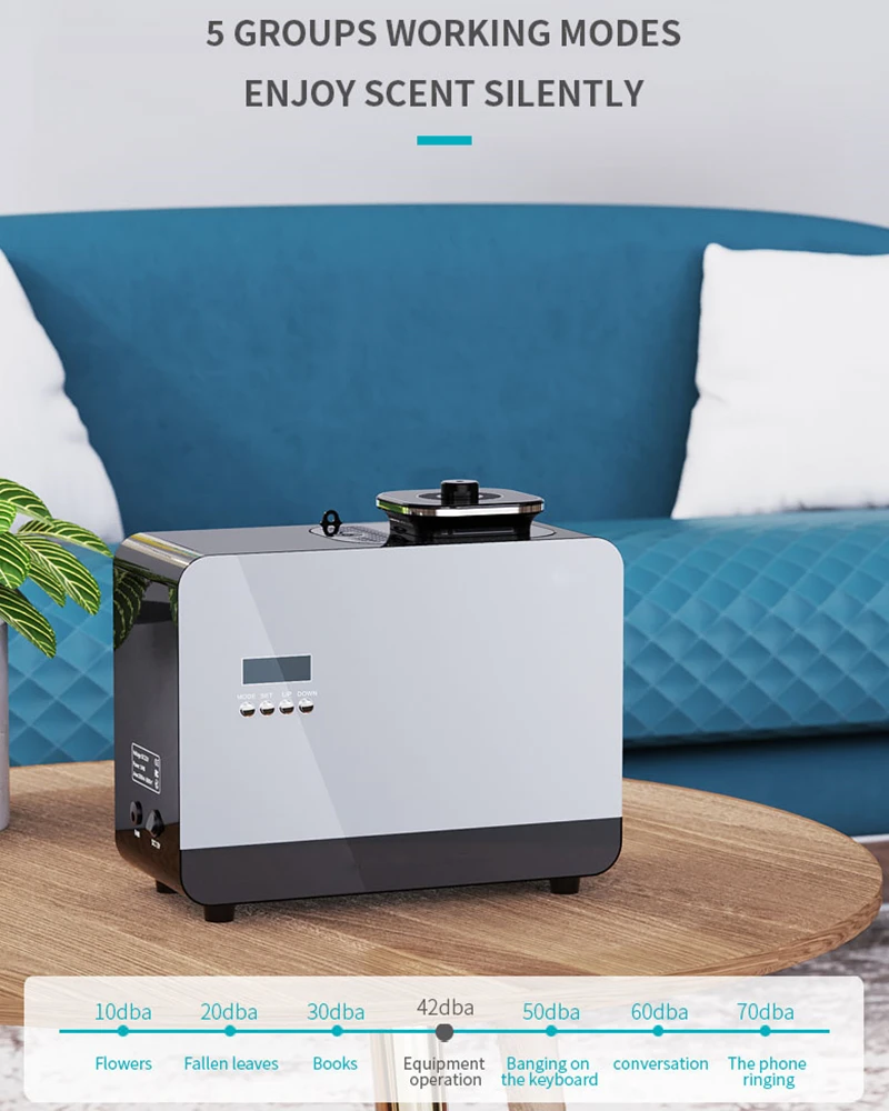 Namste Waterless diffusore di olio essenziale 800ml odore elettrico per la casa Smart Timing diffusore di fragranze dispositivo deodorante per Hotel