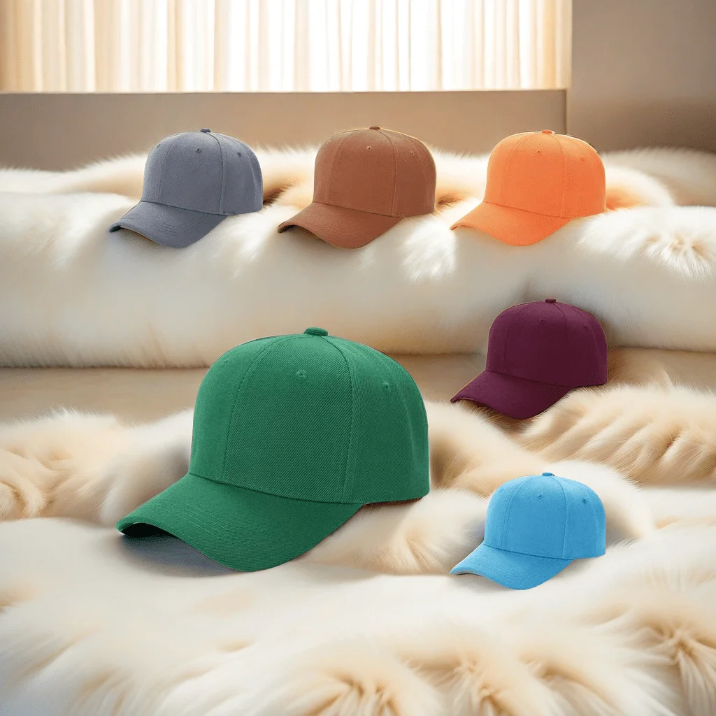 6 Pcs of stylish unique colors baseball sports Caps, men and women