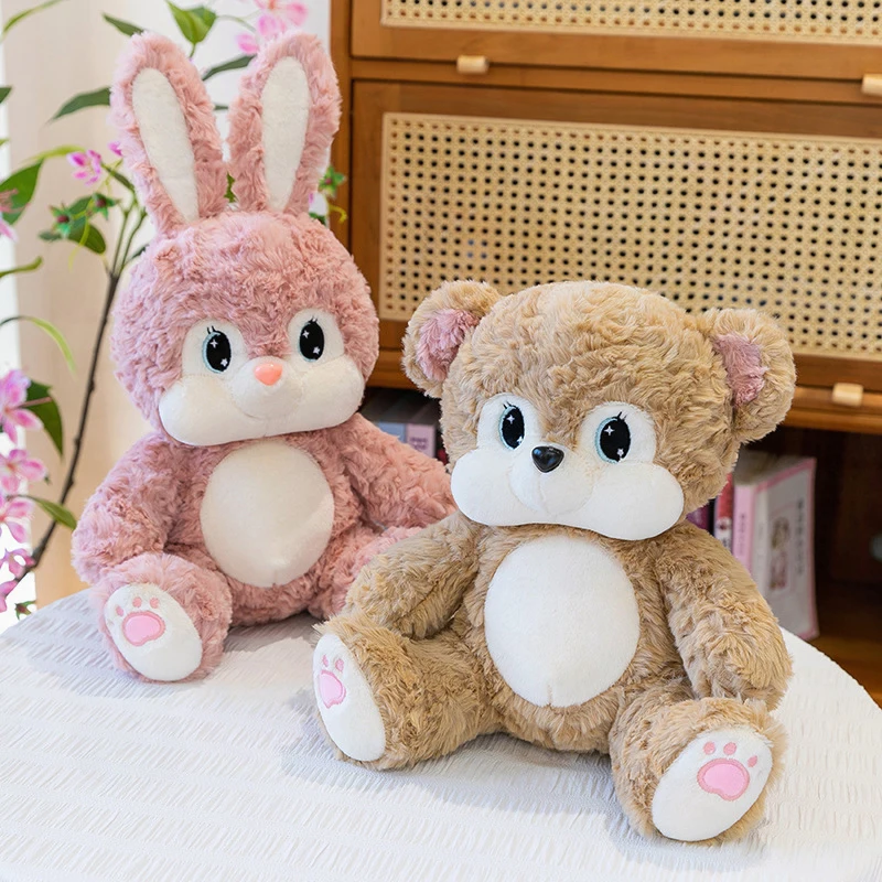

Kawaii Plush Toy Filled Doll Cute Berry Rabbit Stuffed Animal Kids Birthday Gift Bedtime Companion
