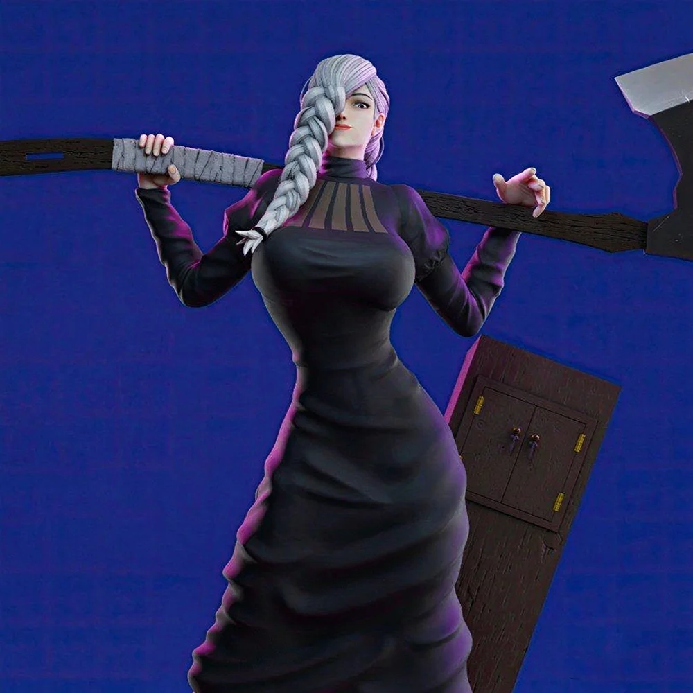 Grade 1 Curse Technician Figure 3D Printed GK Statue Anime Collectible Model DIY Coloring Self-assembly Miniature Figurine