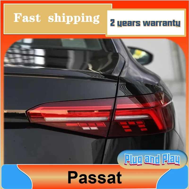 

Car Styling for VW Passat Taillight 2019-2020 Passat Tail Light DRL Fog Brake Reversing Turn Signal