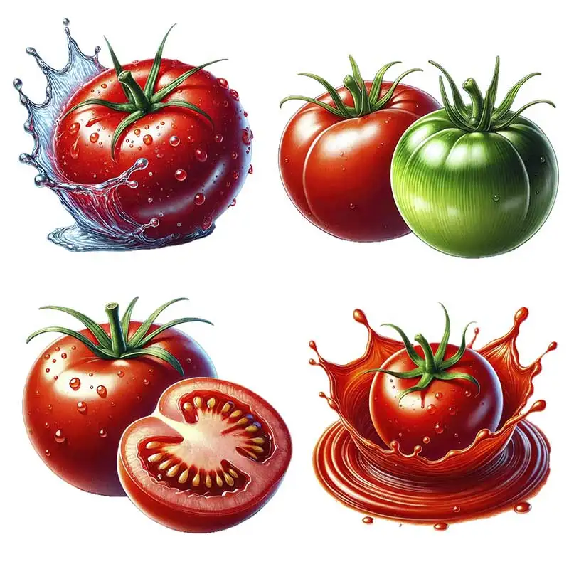 

Fresh Red Tomato Wall Stickers Kitchen Decoration Dining Room Living Room Cabinet Refrigerator Home Decoration Decals S578
