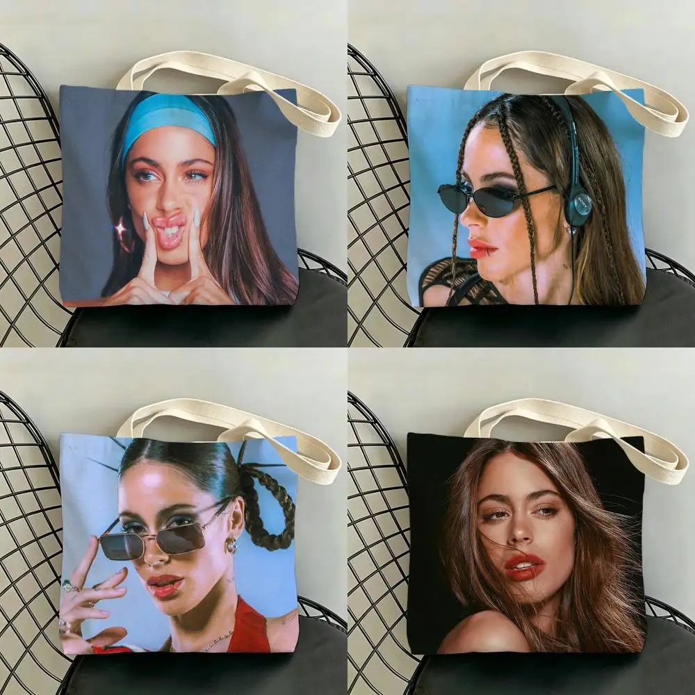 

Tini T-Triple S-Stoessel Storage Bags Double-Sided Print Large Tote Bag Durable Beach Picnic Foldable Gift Eco