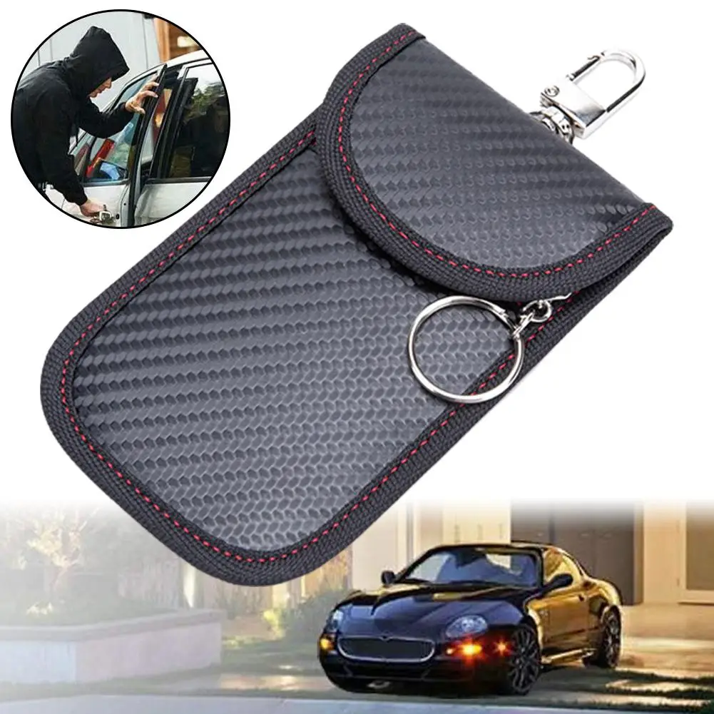 New Key Signal Blocking Case Protector Pouch Privacy Signal Blocker Protection Theft Lock Bag Car Safe Anti Bags Car Keys H9O9