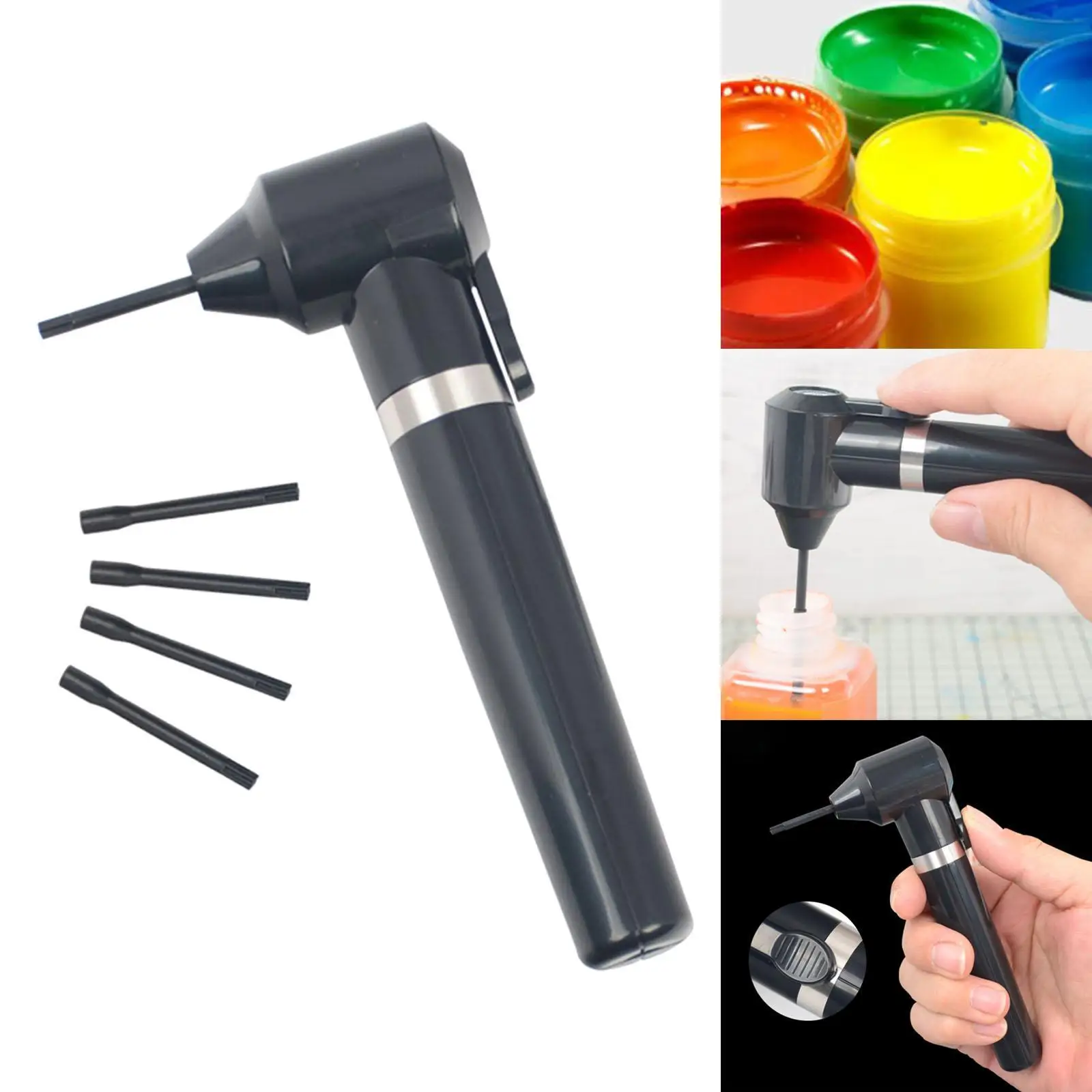 Electric Ink Shaker ,Pigment Mixer Machine ,with Ink Mixing Sticks Powerful Professional Liquid Mixer, for Nail Polish