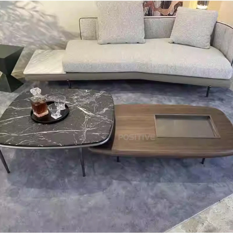 طاولة القهوة الإيطالية الحد الأدنى الشمال الإبداعية الفنية الحد الأدنى طاولات القهوة غرفة المعيشة مصمم أثاث المنزل FYCT #5