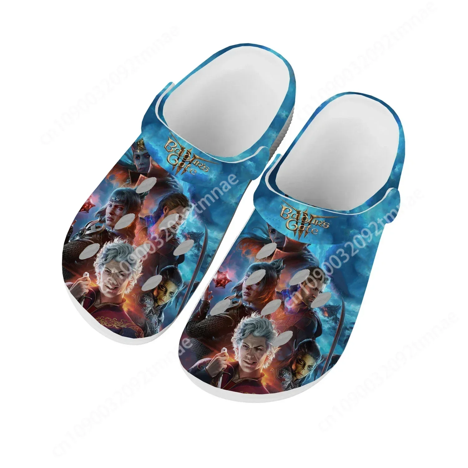 

Baldur's Gate Home Clogs Cartoon Game Mens Womens Teenager Custom Fashion Built Water Shoes Garden Beach Hole Slippers Sandals