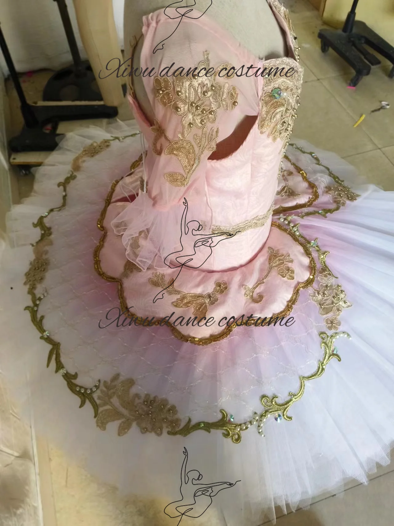 Professional high-quality custom-size ballet performance ballet costume high-end competition ballet dress