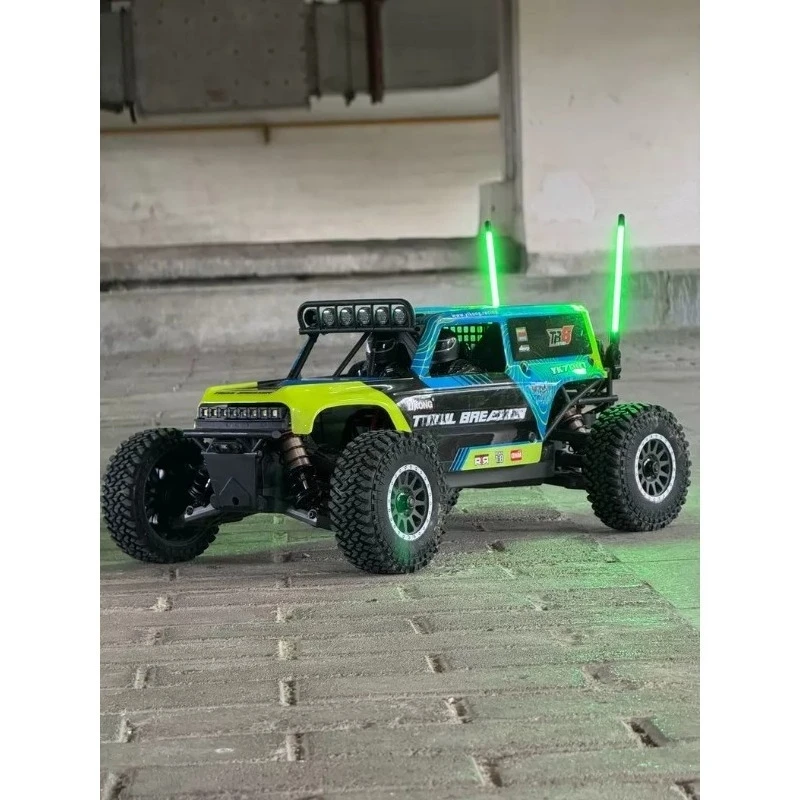 For YIKONG YK8081 DF8 YK7081 TB8 1/8 RC Desert Buggy Flexible LED Whip Light & Antenna Lamp Set, Scale Lighting Upgrade Parts