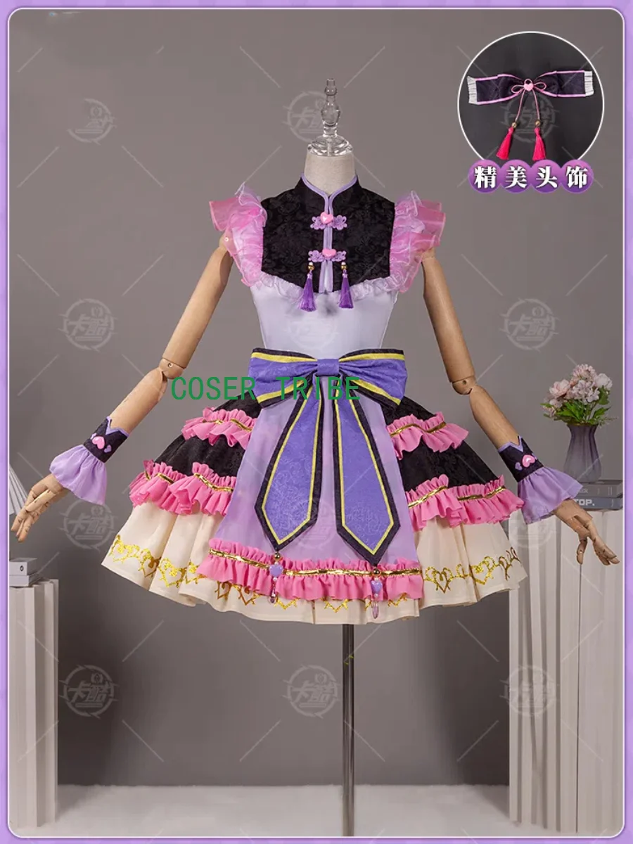 COSER TRIBE Pripara Manaka Laala Chinese Cosplay Costume Cos Game Anime Party Uniform Hallowen Play Role Clothes Clothing