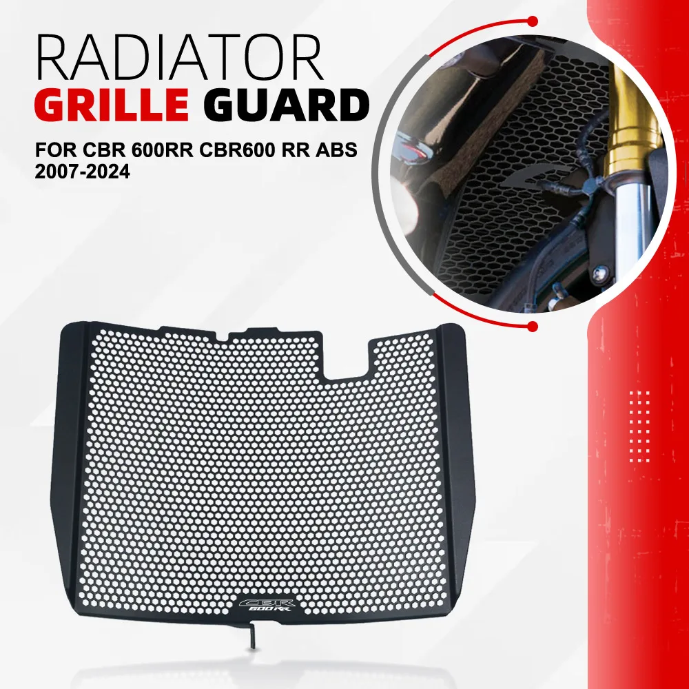 

CBR600RR Radiator Guard For Honda CBR 600RR CBR600 RR ABS 2007 - 2018 2019 2020 2021 2022 2023 2024 Motorcycle Radiator Grille