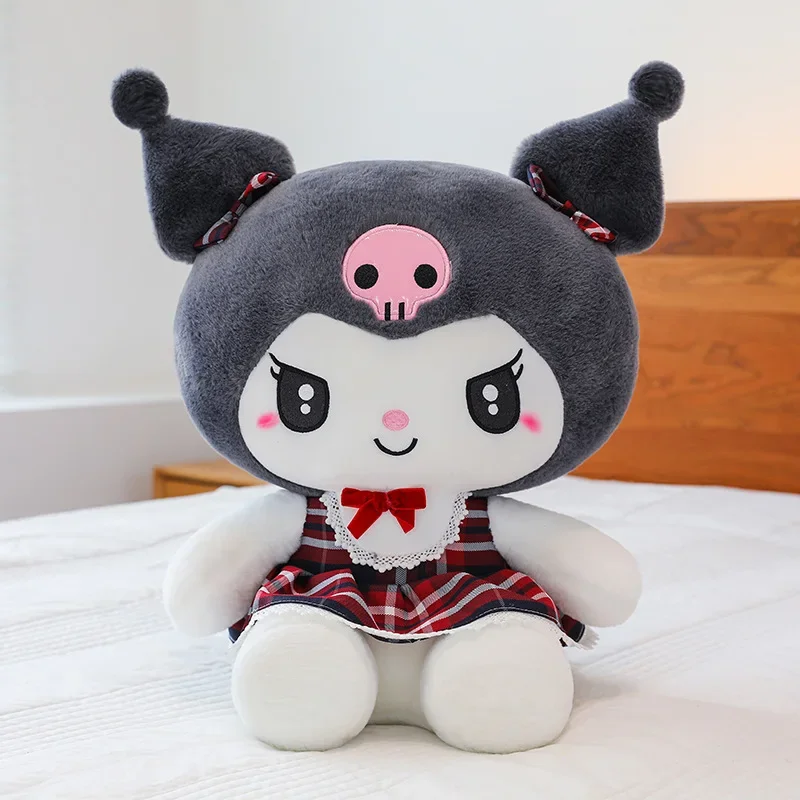 20ซม.Sanrio Kuromi KTแมวของเล่นตุ๊กตาหมอนการ์ตูนอะนิเมะชุดMy Melody Plushตุ๊กตาตกแต่งบ้านXmasของขวัญวันเกิดสําหรับหญิง