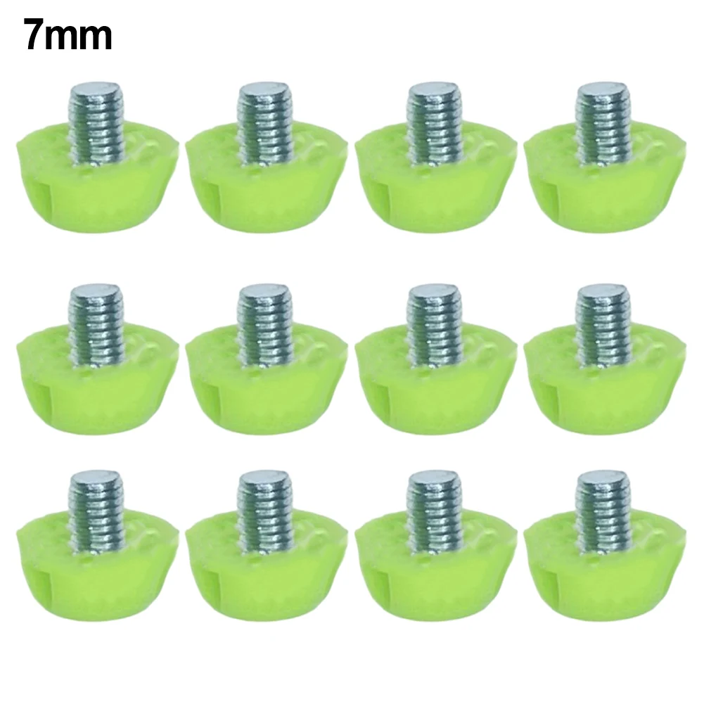 12pcs Football Shoe Nails Football Boot Studs Anti-slip Soccer Studs 7mm 10mm Replacement Spikes Football Studs Accessories