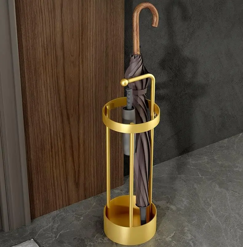

Nordic Metal Umbrella Stand Gold/black Umbrella Stand Space Saving & Rust Resistant Perfect For Home & Office Use Rain Gear