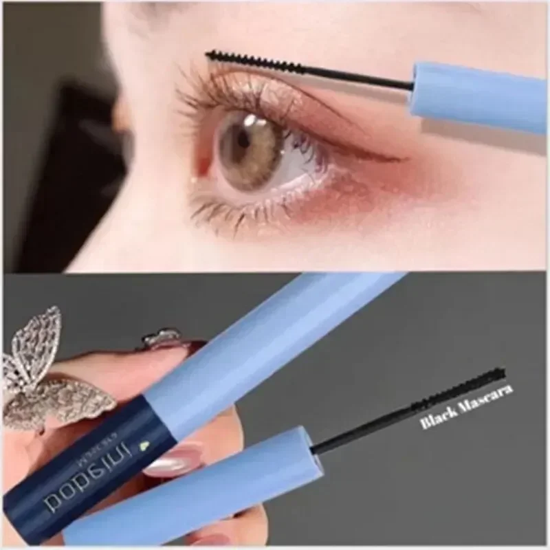 Mascara con cabezal de cepillo suave, resistente al agua/sudor, no es fácil de difuminar, para principiantes