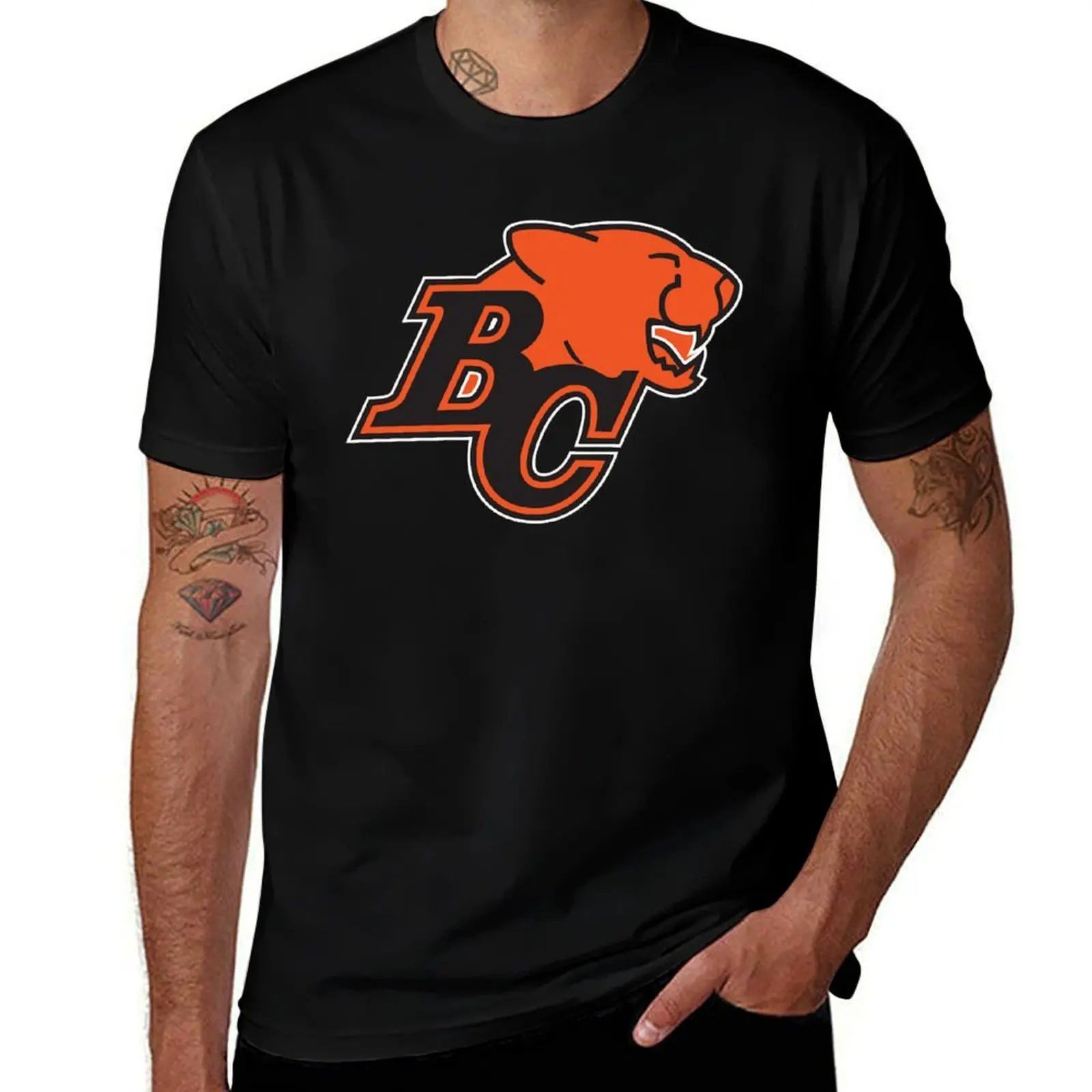 BC Lions Logo - Logo Every Child Matters Vintage Football B.C. Li T-Shirt Work Outdoor for Men T-Shirt