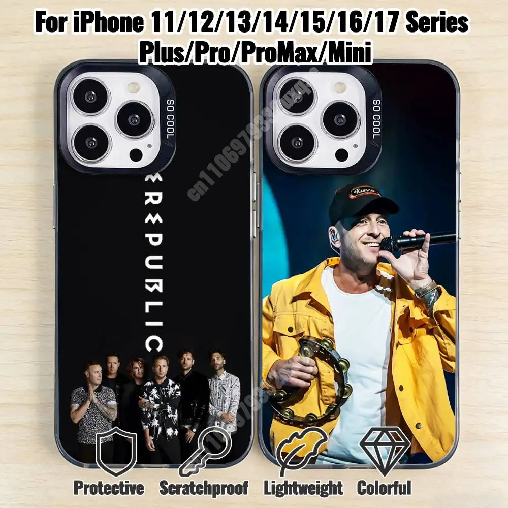 

O-OneRepublic R-Ryan Tedder-S Phone Case for iPhone 17 16 15 Max Mini 14 13 Pro Plus 12 11 X XS Air IMD Cover